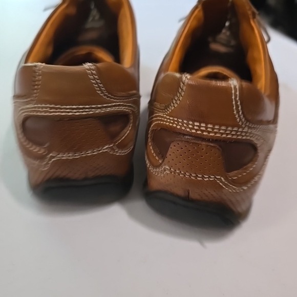 Hippopotamus Mens Casual Brown Two Tone Dress Shoes Size 10 Leather‎ MI Italy - Picture 7 of 10